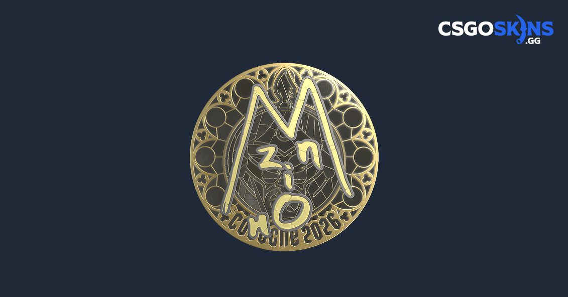 Sticker | mzinho (Gold) | Cologne 2026 - CSGOSKINS.GG