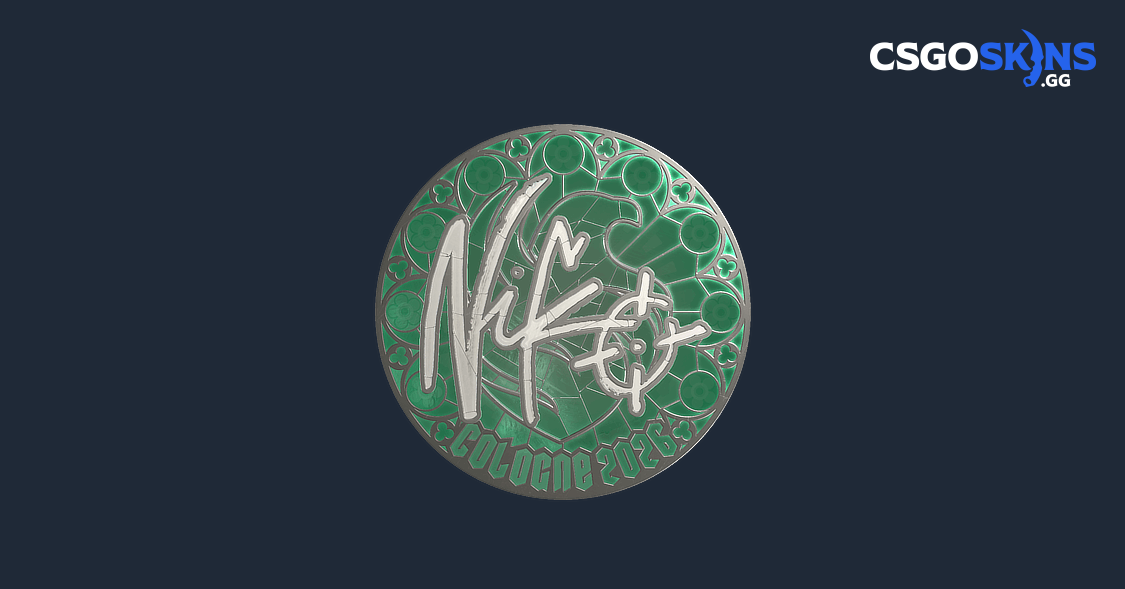 Sticker | NiKo (Foil) | Cologne 2026 - CSGOSKINS.GG