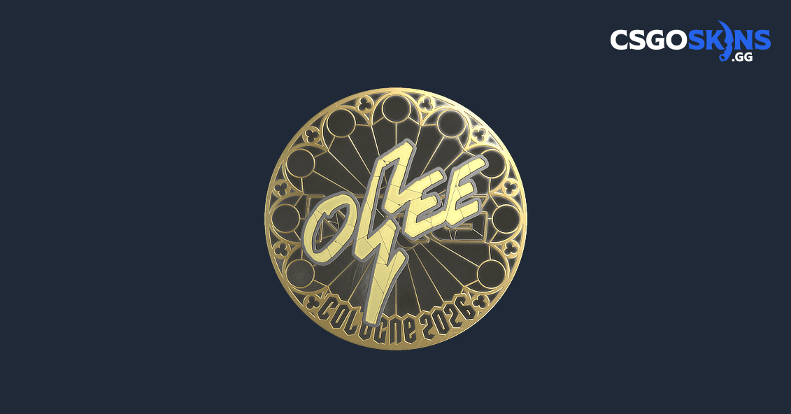Sticker | oSee (Gold) | Cologne 2026 - CSGOSKINS.GG