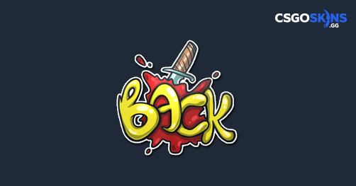 Backstab Label Sticker | Backstab - CSGOSKINS.GG