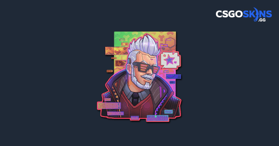 Sticker | Cyber Romanov (Holo) - CSGOSKINS.GG