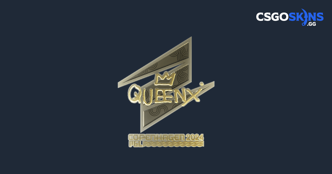 Sticker | Queenix (Gold) | Copenhagen 2024 - CSGOSKINS.GG