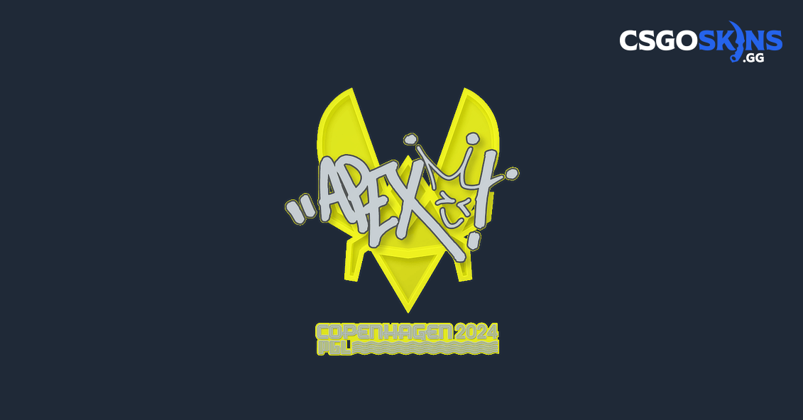 Sticker | apEX | Copenhagen 2024 - CSGOSKINS.GG