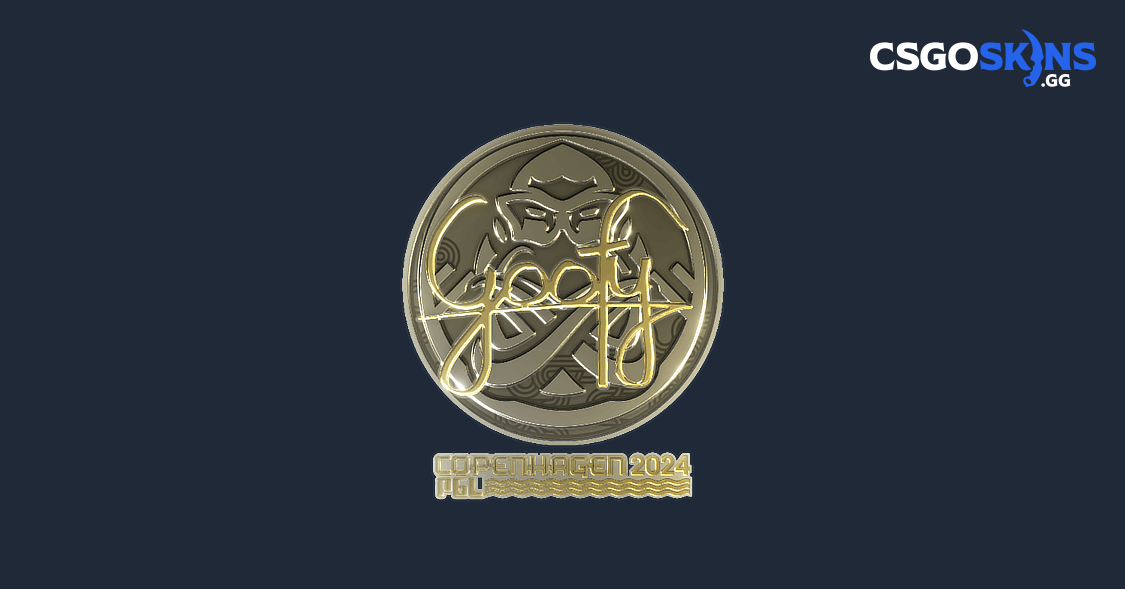 Sticker | Goofy (Gold) | Copenhagen 2024 - CSGOSKINS.GG