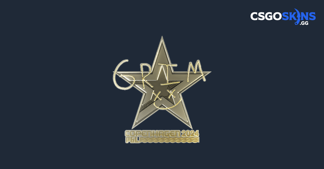 Sticker | Grim (Gold) | Copenhagen 2024 - CSGOSKINS.GG