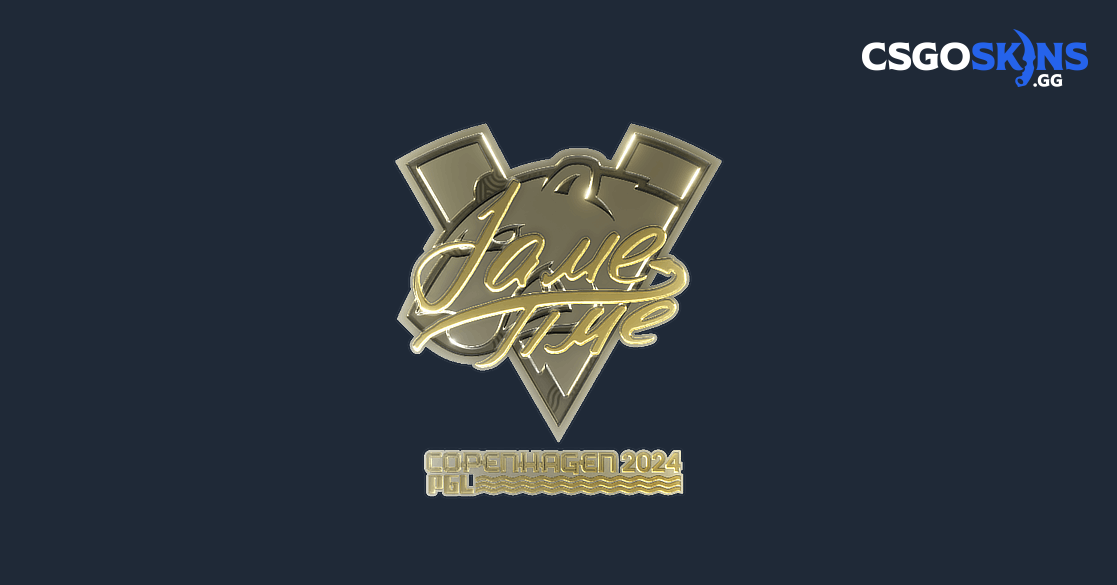 Sticker | Jame (Gold) | Copenhagen 2024 - CSGOSKINS.GG