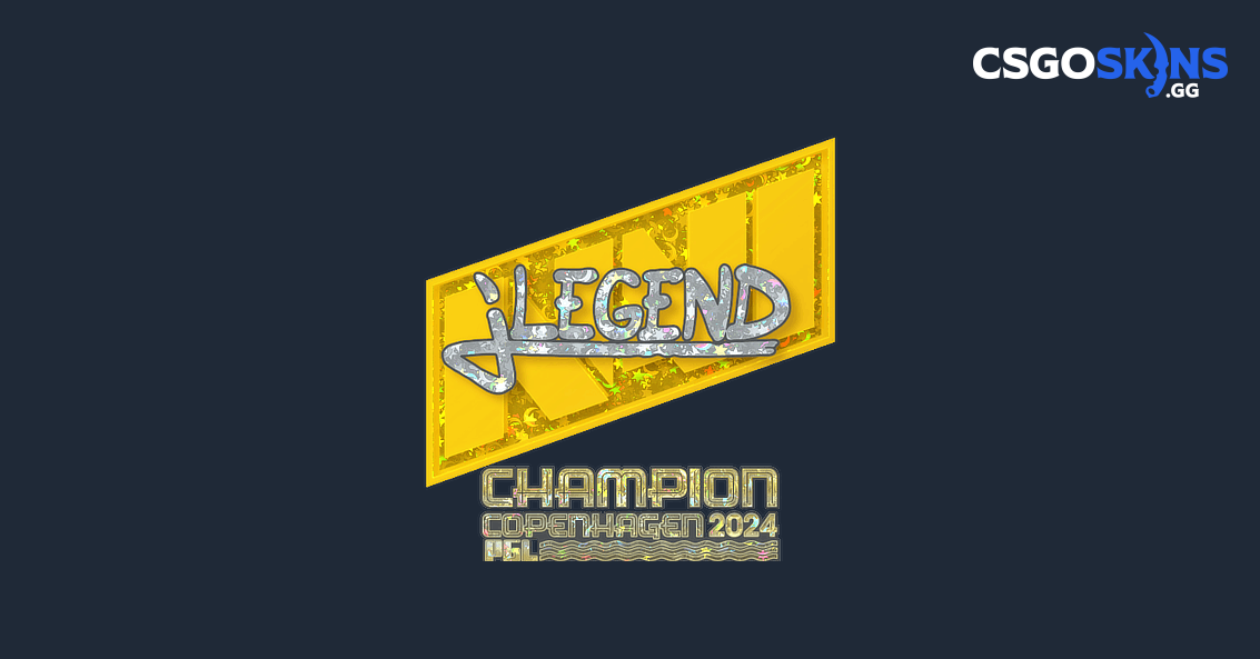 Sticker | jL (Glitter, Champion) | Copenhagen 2024 - CSGOSKINS.GG