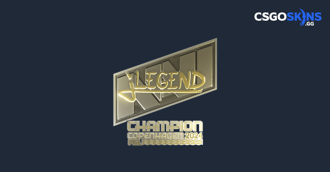 Sticker | jL (Gold, Champion) | Copenhagen 2024 - CSGOSKINS.GG
