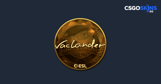 Sticker | wayLander (Gold) | Katowice 2019 - CSGOSKINS.GG