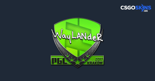 Sticker | wayLander | Krakow 2017 - CSGOSKINS.GG