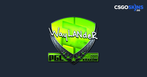 Sticker | wayLander (Foil) | Krakow 2017 - CSGOSKINS.GG