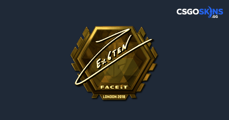 Sticker | Ex6TenZ (Gold) | London 2018 - CSGOSKINS.GG