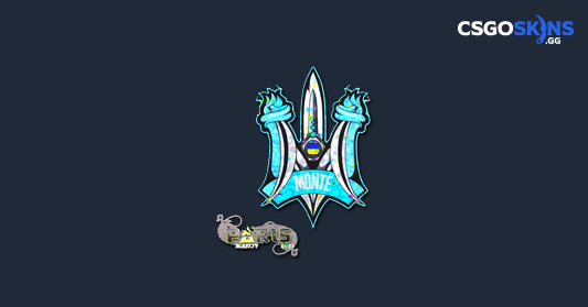 Sticker | Monte (Glitter) | Paris 2023 - CSGOSKINS.GG