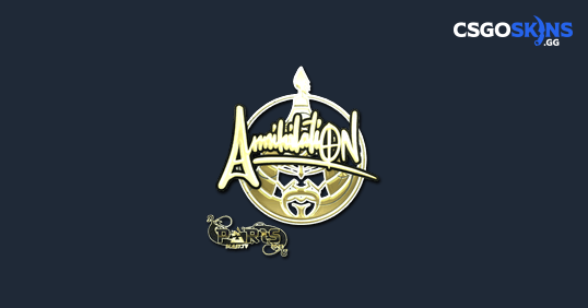 Sticker | ANNIHILATION (Gold) | Paris 2023 - CSGOSKINS.GG