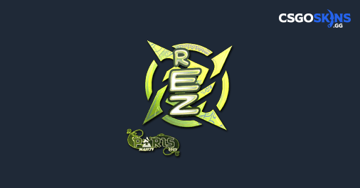 Sticker | REZ (Holo) | Paris 2023 - CSGOSKINS.GG