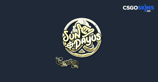 Sticker | SunPayus (Gold) | Paris 2023 - CSGOSKINS.GG