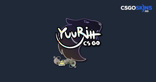 Yuurih Sticker Sticker | yuurih (Glitter) | Paris 2023 - CSGOSKINS.GG