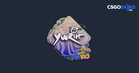 Yuurih Sticker Sticker | yuurih | Rio 2022 - CSGOSKINS.GG