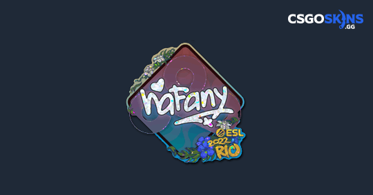 Sticker | nafany (Glitter) | Rio 2022 - CSGOSKINS.GG