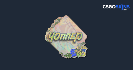 Sticker | chopper (Holo) | Rio 2022 - CSGOSKINS.GG