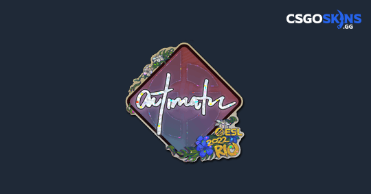 Sticker | autimatic (Glitter) | Rio 2022 - CSGOSKINS.GG