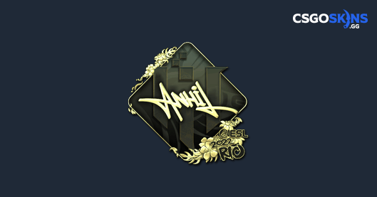 Sticker | ANNIHILATION (Gold) | Rio 2022 - CSGOSKINS.GG
