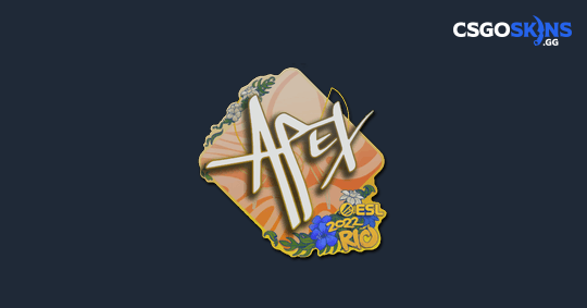 Sticker | apEX | Rio 2022 - CSGOSKINS.GG