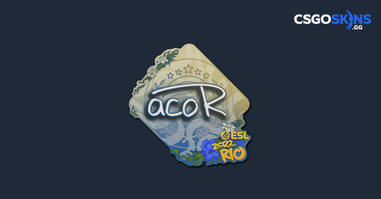 Sticker | acoR | Rio 2022 - CSGOSKINS.GG