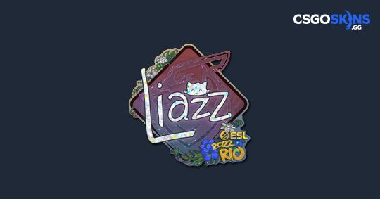 Sticker | Liazz (Glitter) | Rio 2022 - CSGOSKINS.GG