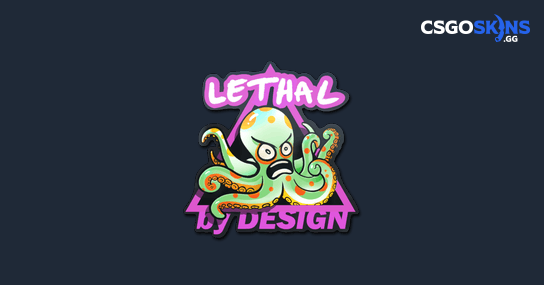 Lethality Cs:go Sticker | Green Lethal - CSGOSKINS.GG