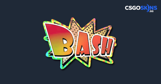 Sticker | Bash (Holo) - CSGOSKINS.GG