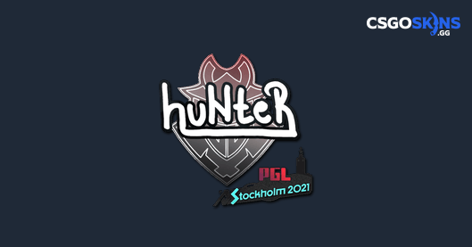 Cs Sticker Hunter Sticker | huNter- | Stockholm 2021 - CSGOSKINS.GG