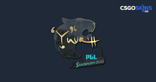 Yuurih Sticker Sticker | yuurih (Holo) | Stockholm 2021 - CSGOSKINS.GG