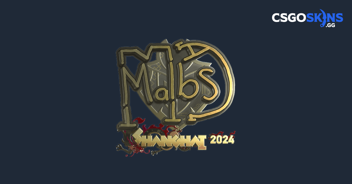 Sticker | malbsMd (Gold) | Shanghai 2024 - CSGOSKINS.GG