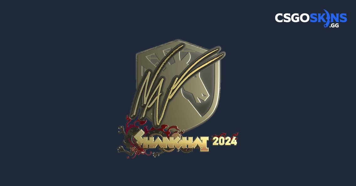 Sticker | NAF (Gold) | Shanghai 2024 - CSGOSKINS.GG