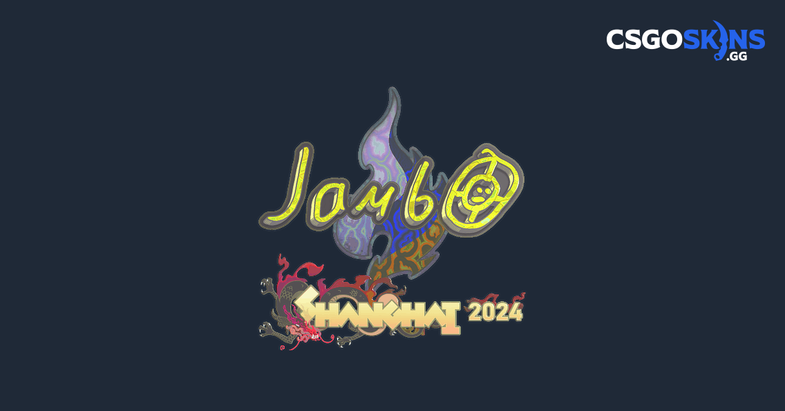 Sticker | jambo (Holo) | Shanghai 2024 - CSGOSKINS.GG