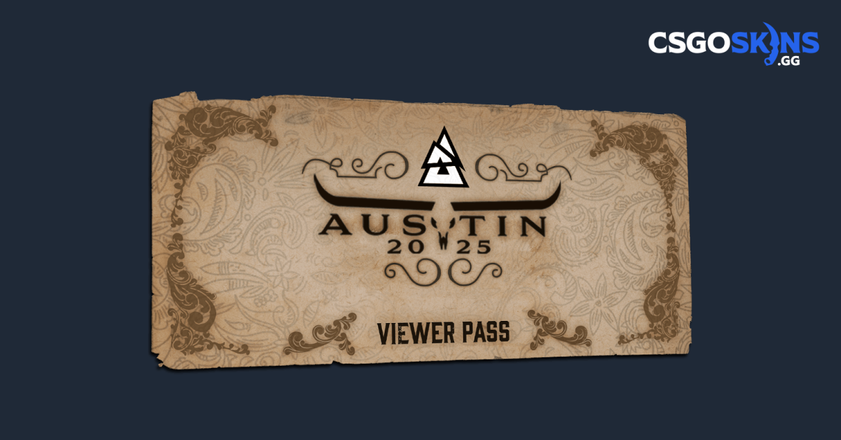 Austin 2025 Viewer Pass - CSGOSKINS.GG