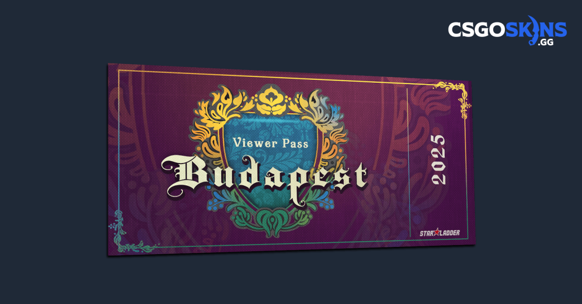 Budapest 2025 Viewer Pass - CSGOSKINS.GG