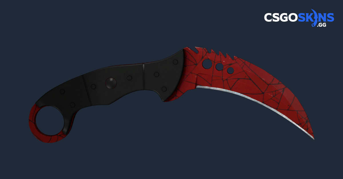 Talon Knife | Crimson Web - CSGOSKINS.GG