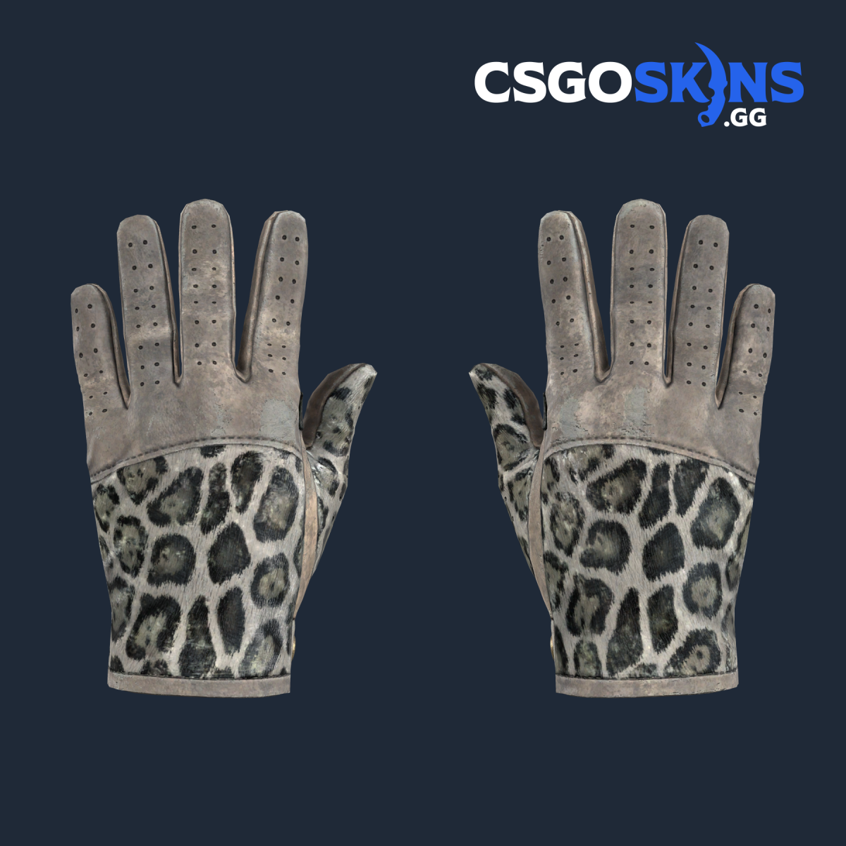 Driver Gloves Snow Leopard CSGOSKINS.GG