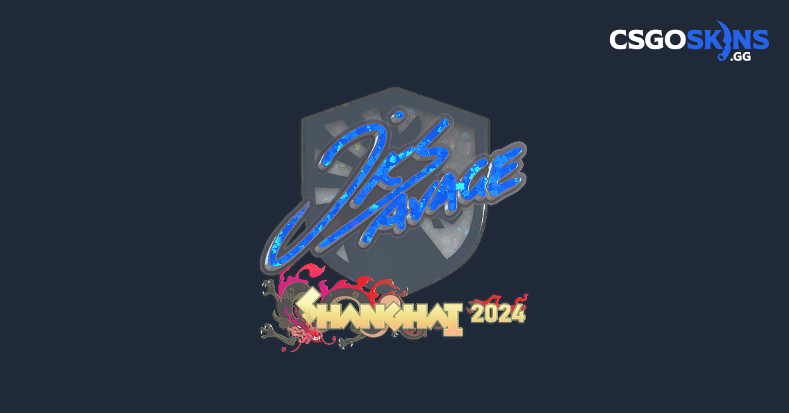 Sticker | jks (Glitter) | Shanghai 2024 - CSGOSKINS.GG