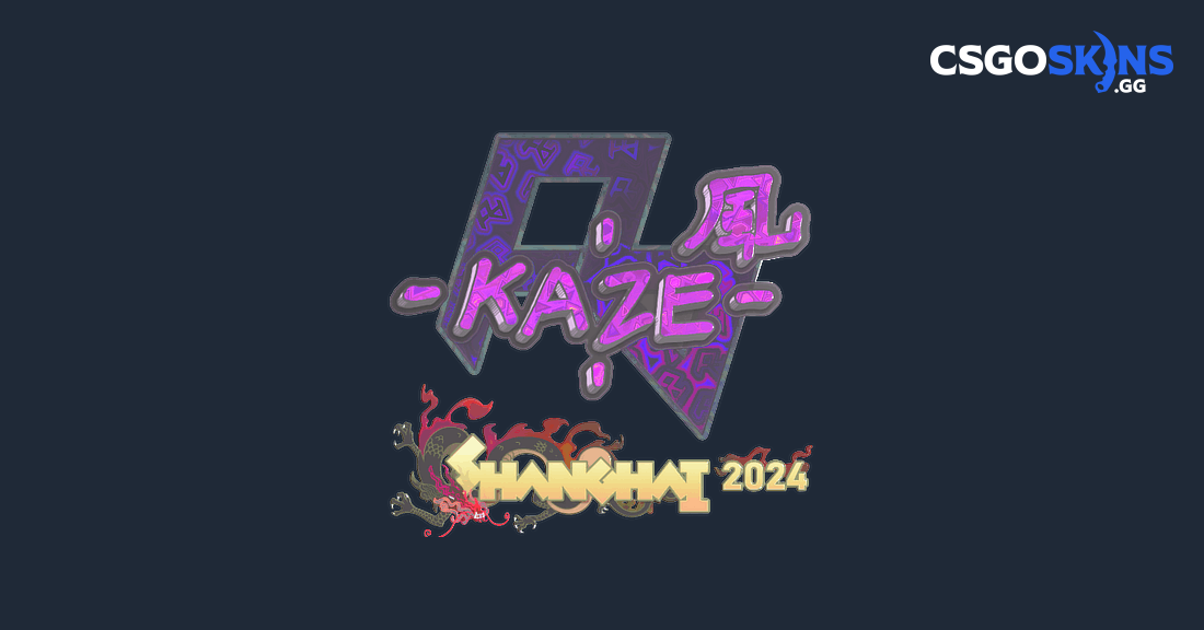 Sticker | Kaze (Holo) | Shanghai 2024 - CSGOSKINS.GG