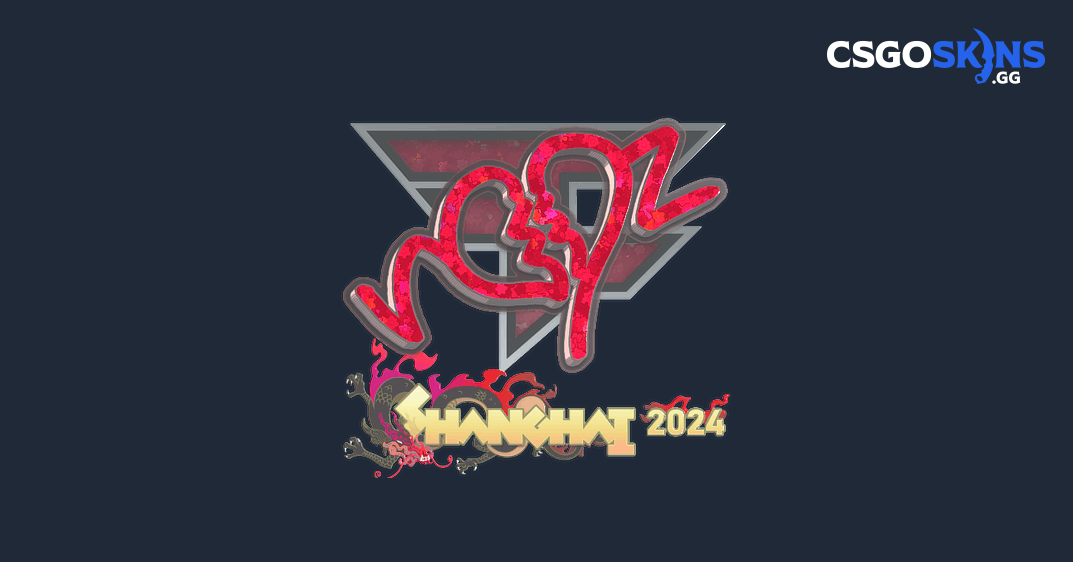 Sticker | ropz (Glitter) | Shanghai 2024 - CSGOSKINS.GG