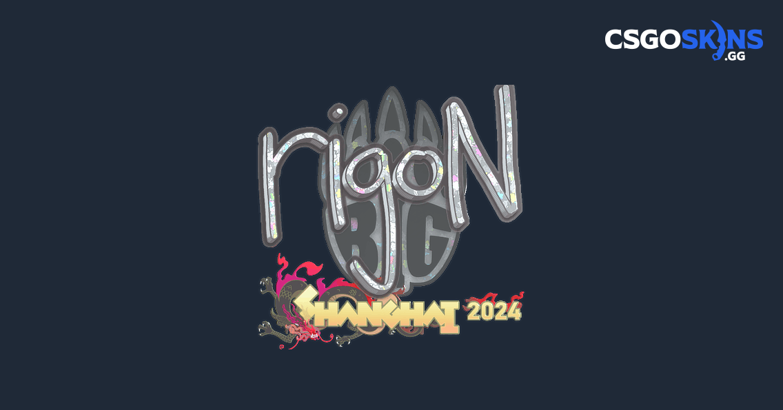 Sticker | rigoN (Glitter) | Shanghai 2024 - CSGOSKINS.GG