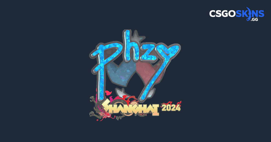 Sticker | phzy (Glitter) | Shanghai 2024 - CSGOSKINS.GG