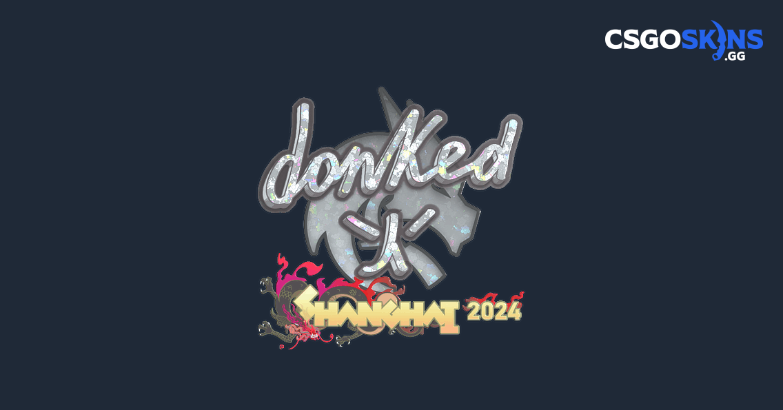 Sticker | donk (Glitter) | Shanghai 2024 - CSGOSKINS.GG