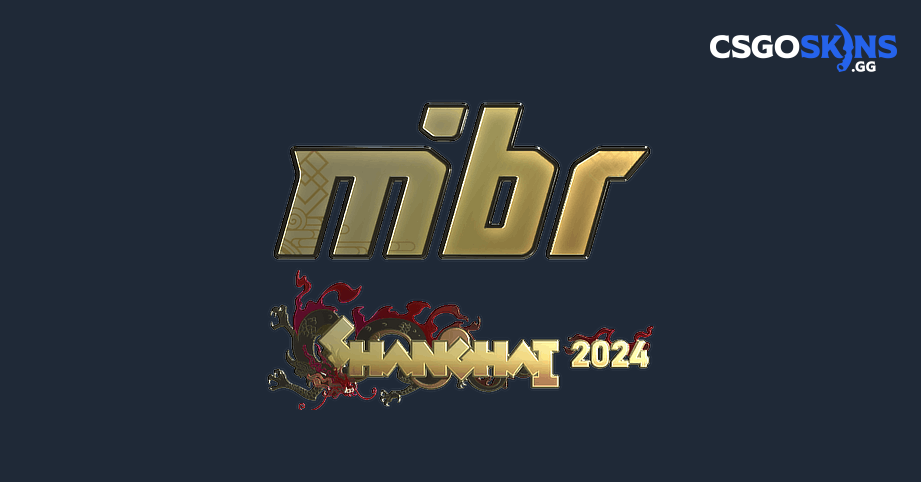 Sticker | MIBR (Gold) | Shanghai 2024 - CSGOSKINS.GG