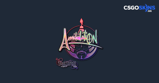 Sticker | ANNIHILATION (Holo) | Paris 2023 - CSGOSKINS.GG