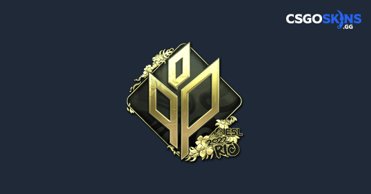 Sticker | Sprout Esports (Gold) | Rio 2022 - CSGOSKINS.GG