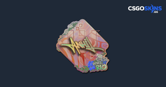 Sticker | ANNIHILATION (Holo) | Rio 2022 - CSGOSKINS.GG